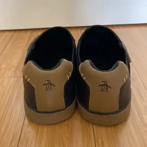 Original Penguin Black and Brown Loafers Slip-Ons Original Penguin Loafers & Slip-Ons for Men on Sale up to 90  main image 4